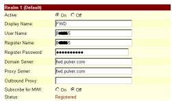 AIRLIVE VOIP-111A - Service Domain Settings - 1