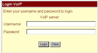 AIRLIVE VOIP-111A - WEB Login - 2