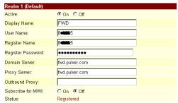 AIRLIVE VOIP-111A - Service Domain Settings - 1