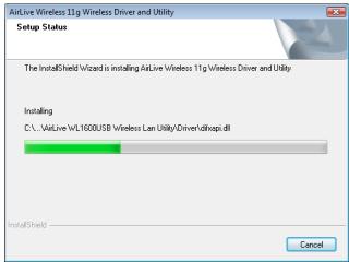 AIRLIVE WL-1600USB - Installer le Pilote et l'Utilité - 5