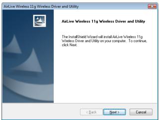 AIRLIVE WL-1600USB - Cliccare Next. - 1