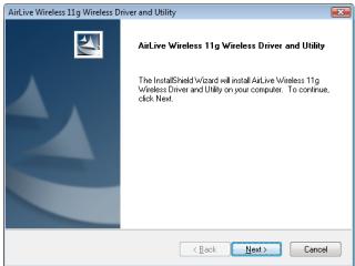 AIRLIVE WL-1600USB - Instalando el Controlador y el Programa Utilario - 4