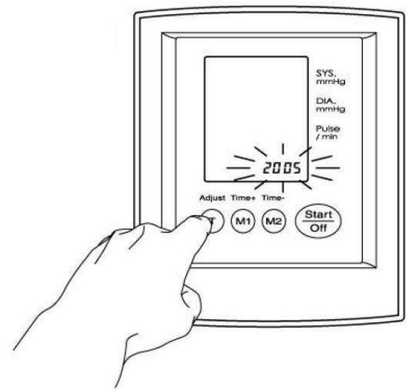 ARDES M250 - Impostazione dell'orologio - 1