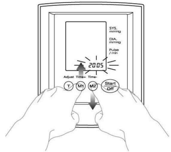 ARDES M250 - Impostazione dell'orologio - 2