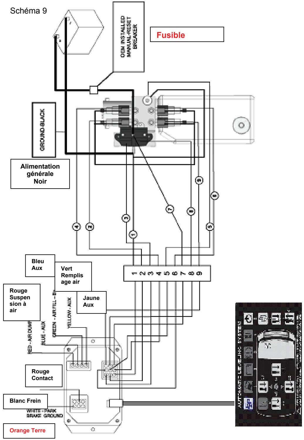 EP HYDRAULICS SYSTEME CAMPING CAR - Scheme de branchement électrique - 1