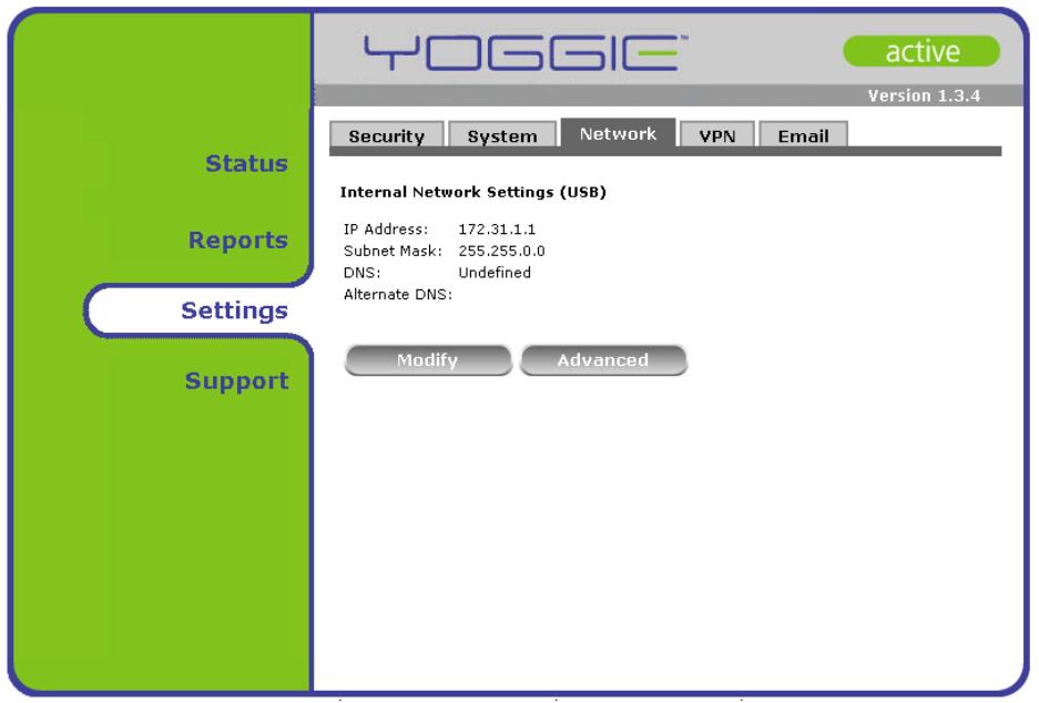 YOGGIE GATEKEEPER PICO - Configuration des réglages de réseau du Gatekeeper Pico - 3