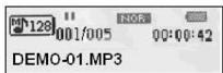 INVION WMA MP3 PLAYER WITH USB STICK - - Details of operation - 2