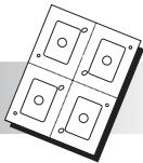 MAXELL CREATEIT - ÉTIQUETTES POUR MINI CD/DVD (8 cm) - 16