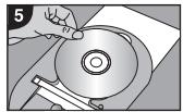 MAXELL CREATEIT - ÉTIQUETTES POUR CD ET DVD PLEINE GRANDEUR (finis mat ou glacé) - 5