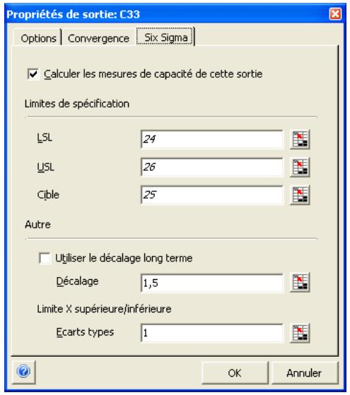 PALISADE RISK FOR SIX SIGMA 5.5 - Entrée de propriétés RiskSixSigma - 1