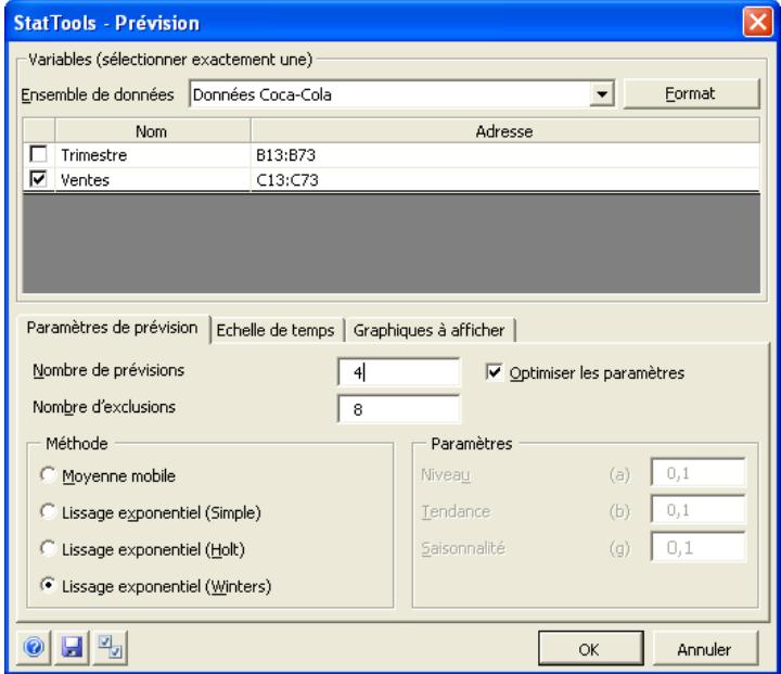 PALISADE STATTOOLS 5.5 - Génére les prévisions de variables de série temporelle. - 1