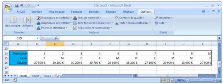 PALISADE STATTOOLS 5.5 - Ensembles de données à plages multiples - 3