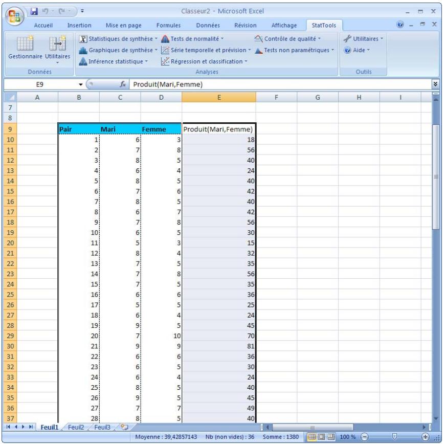 PALISADE STATTOOLS 5.5 - Crée une variable de combinaison au départ d'une ou de plusieurs variables originales. - 2