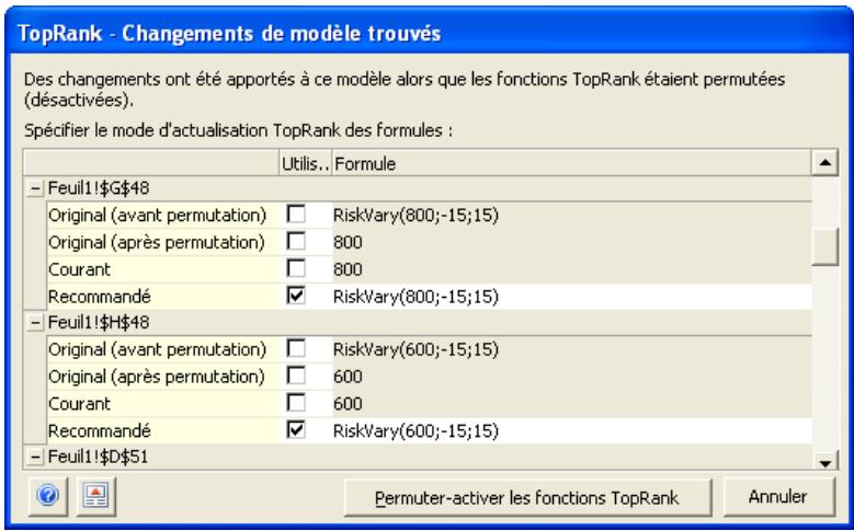 PALISADE TOPRANK 5.5 - Permutation des fonctions @RISK - 3