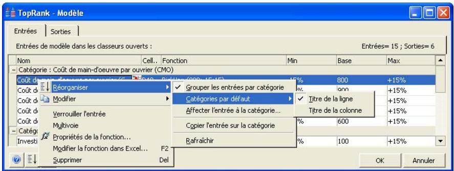 PALISADE TOPRANK 5.5 - Menu Réorganiser - 1