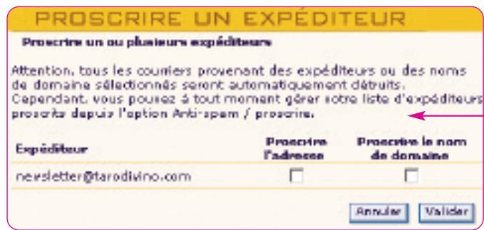 CLUB INTERNET ANTI SPAM - Les principales fonctionnalités - 4