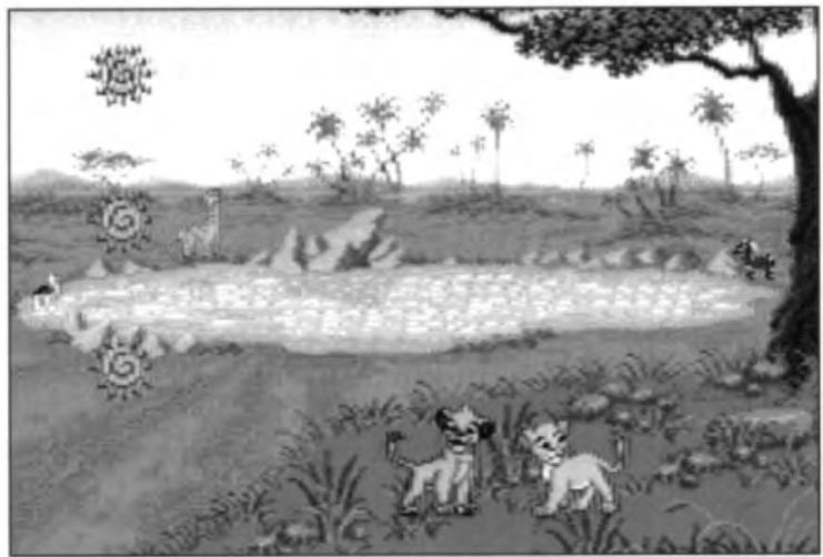 GAMES SEGA PICO LES AVENTURES DU ROI LION - AU POINT D'EAU - 1