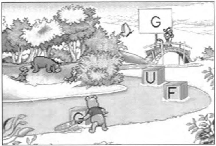 GAMES SEGA PICO UNE ANNEE EN COMPAGNIE DE WINNIE L OURSON - L'ETE-AU BORD DE LA RIVIERE - 1