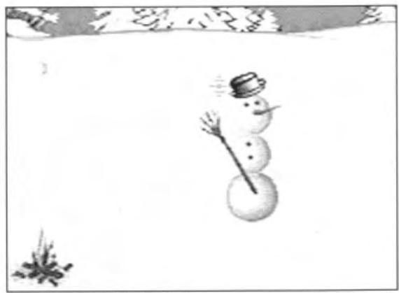 GAMES SEGA PICO UNE ANNEE EN COMPAGNIE DE WINNIE L OURSON - L'HIVER - PATINAGE SUR LA MARE GELEE - 2
