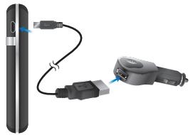 IOGEAR GBHFK231W6 - Option 2: Utilisation du chargeur pour voiture - 1
