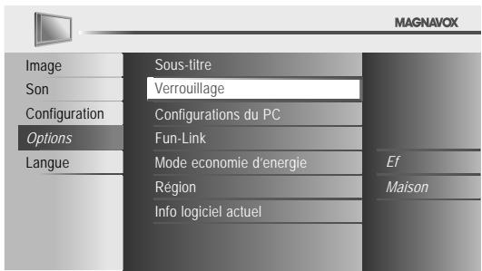 MAGNAVOX 22MF330B - Verrouillage - 1