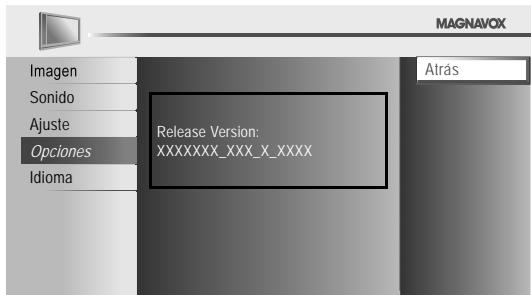 MAGNAVOX 22MF330B - Información Actual del Software - 1