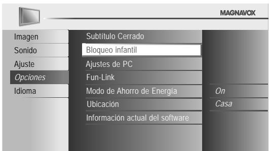 MAGNAVOX 22MF330B - Bloqueo Infantil - 1