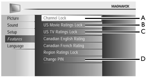 MAGNAVOX 22MF330B - Child Lock - 3