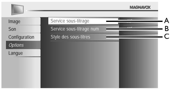 MAGNAVOX 22MF330B - Sous-titres - 1