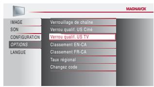 MAGNAVOX 22MF339B - Verrou qualif. US TV - 2