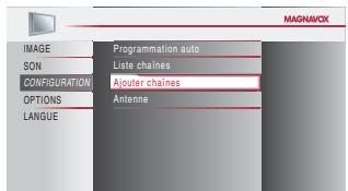 MAGNAVOX 22MF339B - Ajouter Chaines - 5