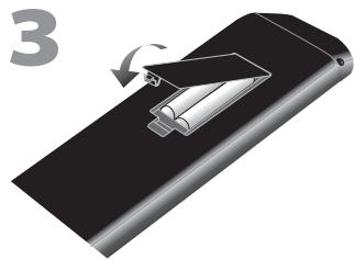 MAGNAVOX 22MF339B - ☑ Instalación de las Pilas - 3