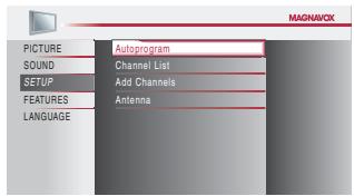 MAGNAVOX 22MF339B - Autoprogram - 5