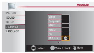 MAGNAVOX 22MF339B - Channel Lock - 4