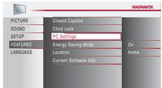 MAGNAVOX 22MF339B - PC Settings - 5