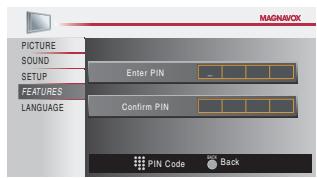 MAGNAVOX 22MF339B - Change PIN - 4