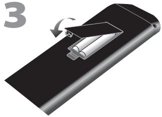 MAGNAVOX 22MF339B - Insérer les Piles - 3