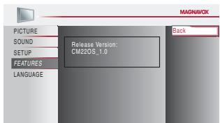 MAGNAVOX 22MF339B - Current Software Info - 6