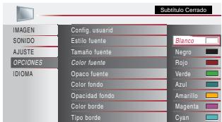 MAGNAVOX 22MF339B - Color fuente - 1