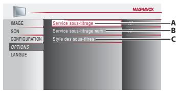 MAGNAVOX 22MF339B - Sous-titres - 6