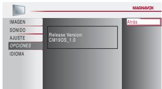 MAGNAVOX 22MF339B - Información sobre el Software Actual - 7