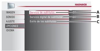 MAGNAVOX 22MF339B - Subtitle Cerrado - 6
