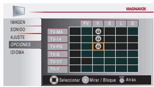 MAGNAVOX 22MF339B - Para ajustar las subcategorias - 2