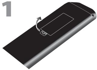MAGNAVOX 22MF339B - Insérer les Piles - 1
