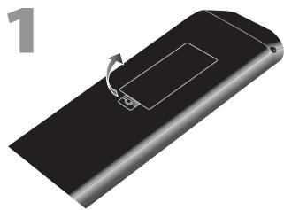 MAGNAVOX 22MF339B - ☑ Instalación de las Pilas - 1