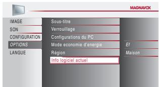 MAGNAVOX 22MF339B - Info Logiciel Actuel - 5