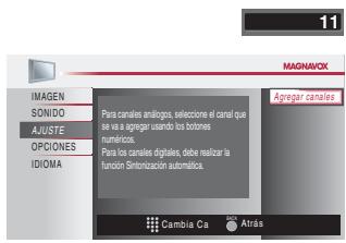 MAGNAVOX 22MF339B - Agregar Canales - 7