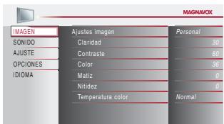 MAGNAVOX 22MF339B - Ajuste de Imagen - 3