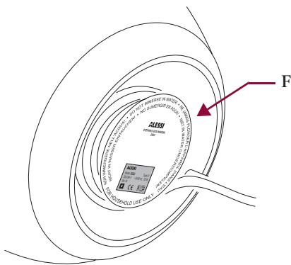ALESSI SG63 W - BESCHREIBUNG DES GERÄTES - 2