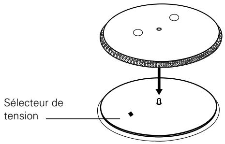 AUDIO TECHNICA AT-LP120USBHC,  ATLP120 - Réglage du sélecteur de tension - 1